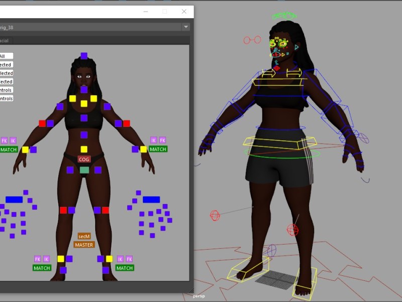 Character Picker for Maya with&nbsp;Python